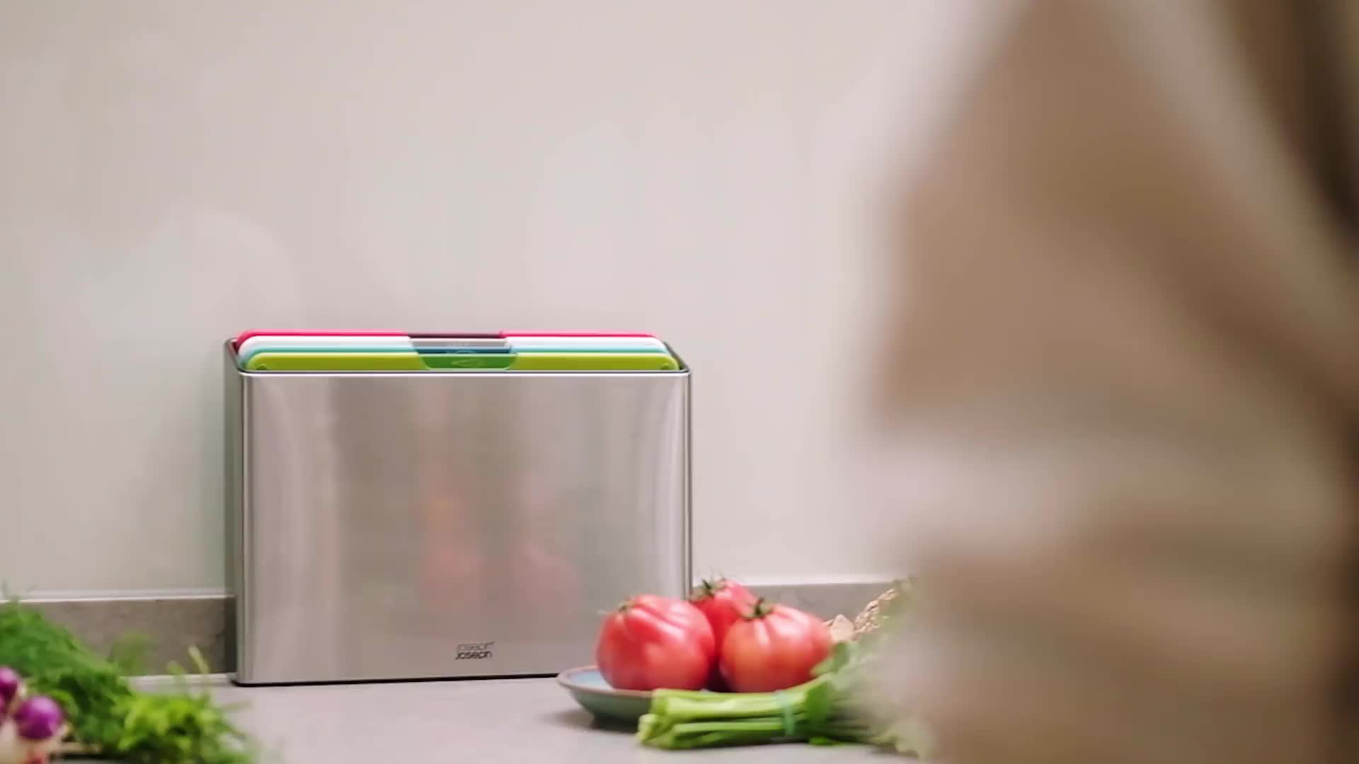 Folio Icon 4-piece Coloured Chopping Board Set | Joseph Joseph EU